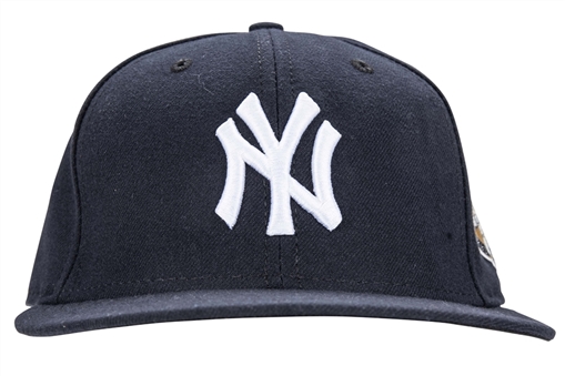 Matt Daley Game Used New York Yankees Hat Worn on 9-26-2013 Mariano Riveras Final Game - Daley Relieved Rivera (MLB Authenticated & Steiner) 